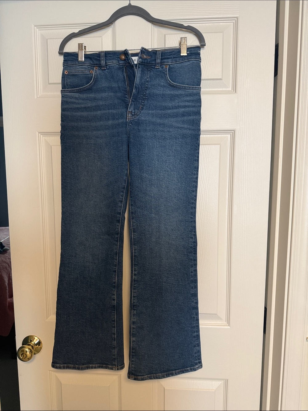 Madewell Dark Blue Wide-Leg Jeans